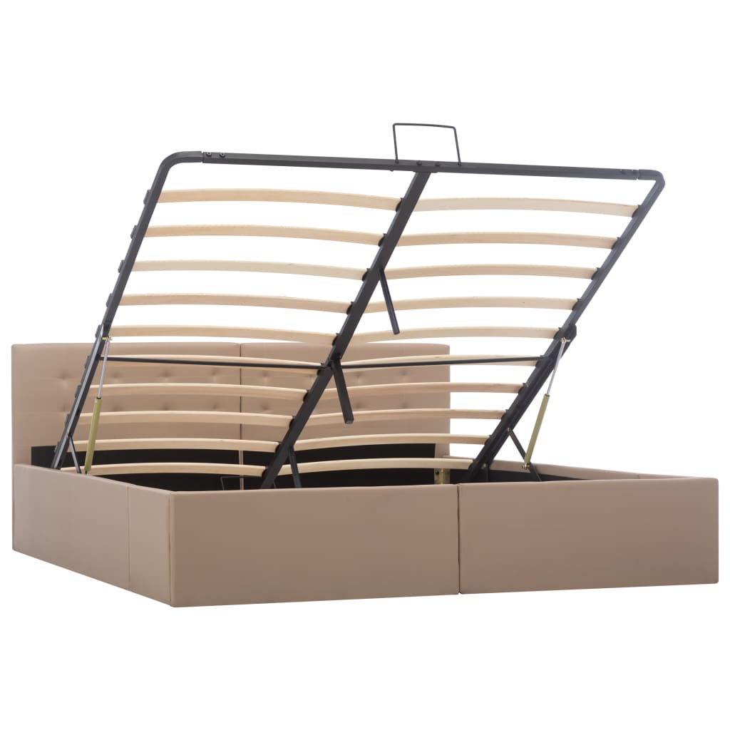 Cadre de lit avec rangement hydraulique Similicuir 160x200 cm - XIOS