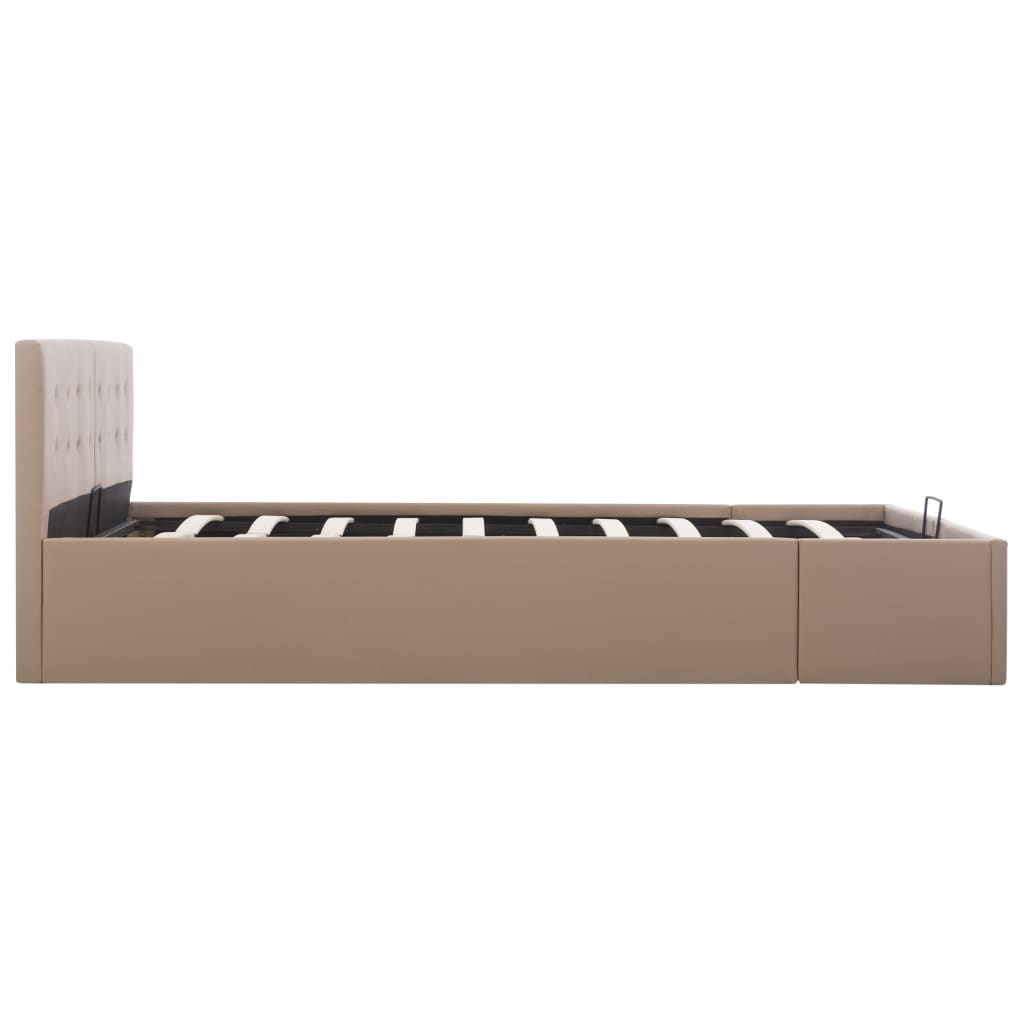 Cadre de lit avec rangement hydraulique Similicuir 160x200 cm - XIOS