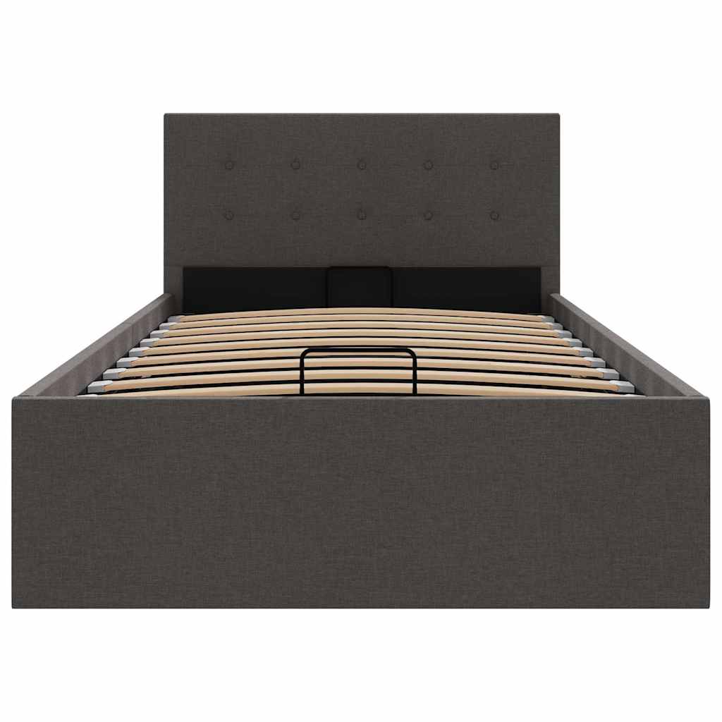 Cadre de lit à rangement hydraulique sans matelas 100x200 cm - XIOS