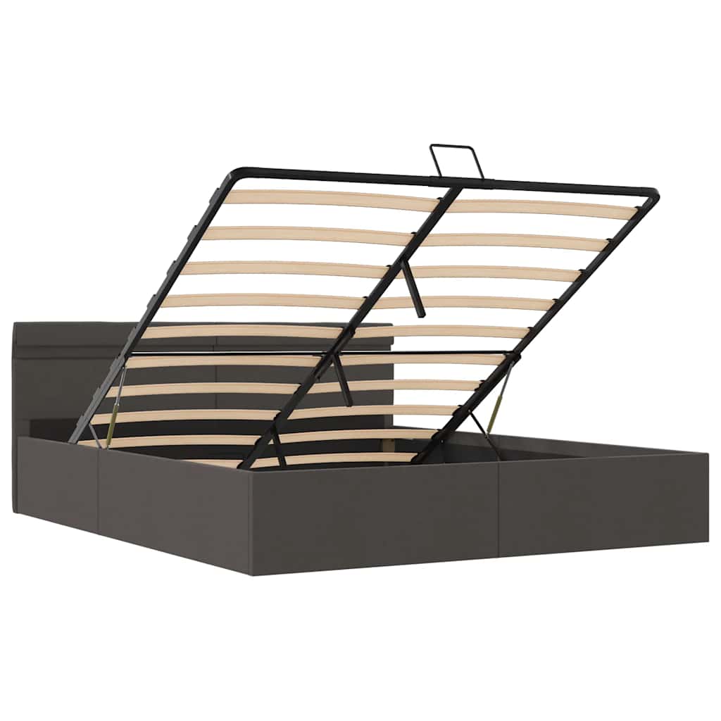 Cadre de lit à rangement hydraulique sans matelas 160x200 cm - XIOS