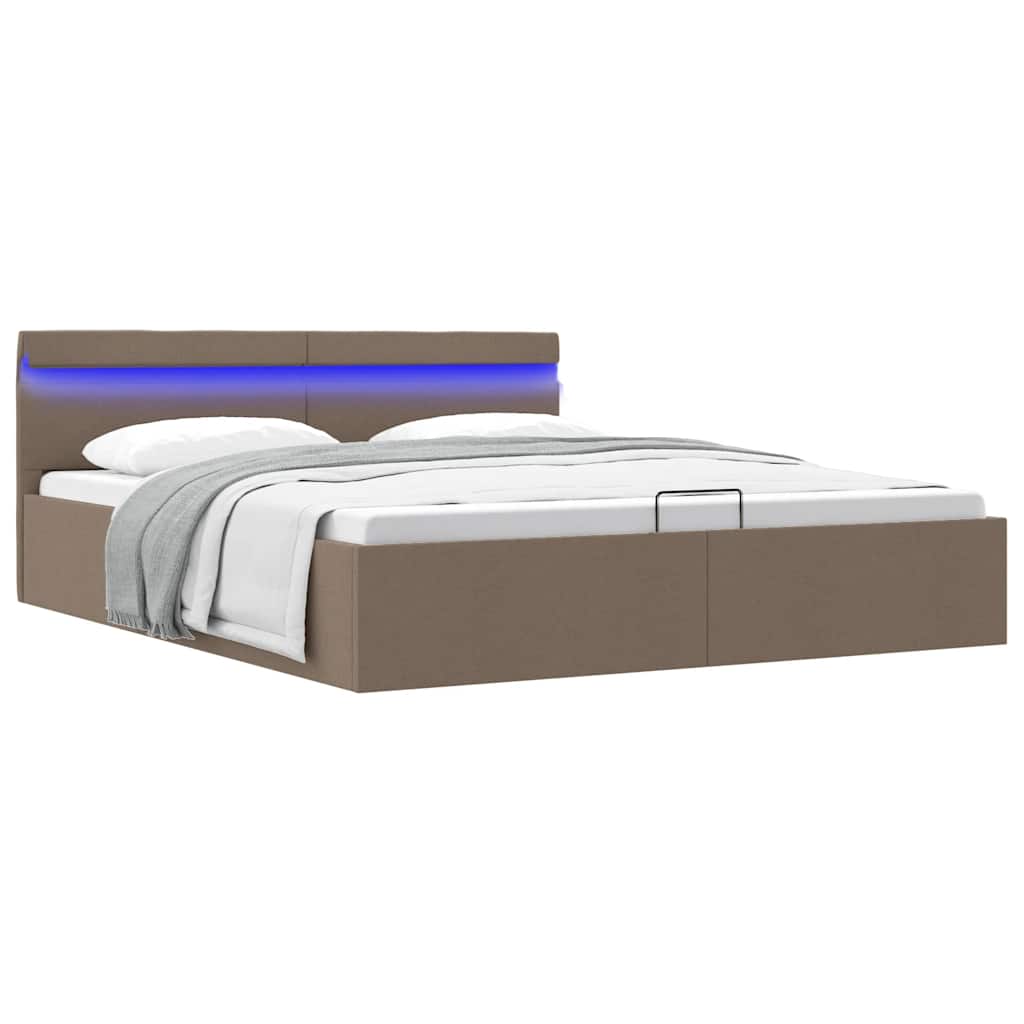 Cadre de lit à rangement hydraulique sans matelas 160x200 cm - XIOS