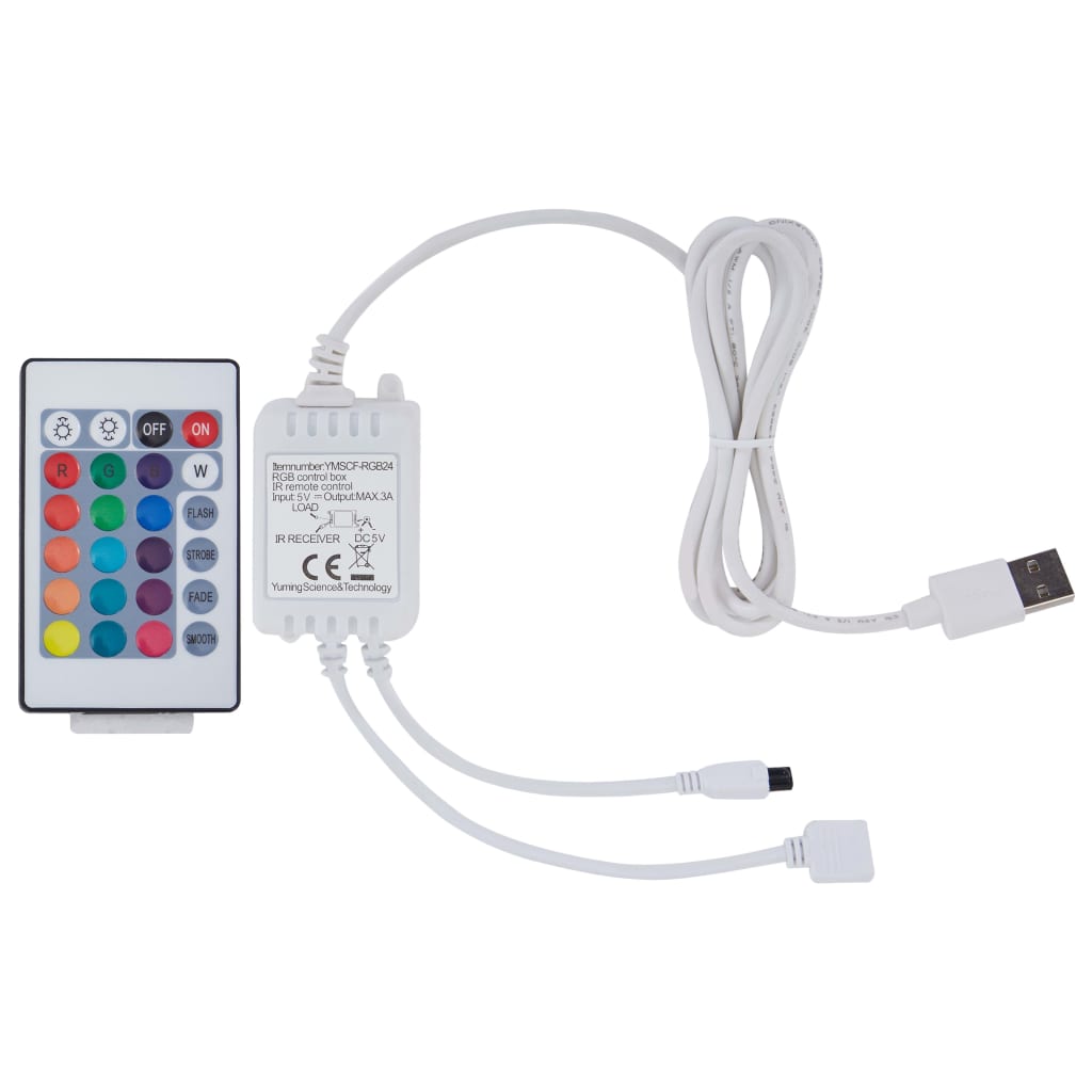 Cadre de lit avec LED sans matelas Gris Similicuir 100x200 cm - XIOS