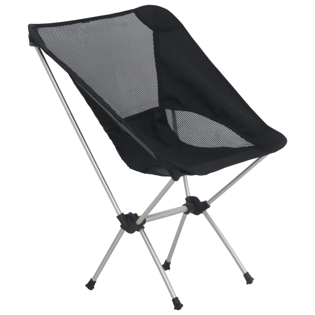 Chaises de camping pliables et sac lot de 2 Aluminium Meubles de camping vidaXL