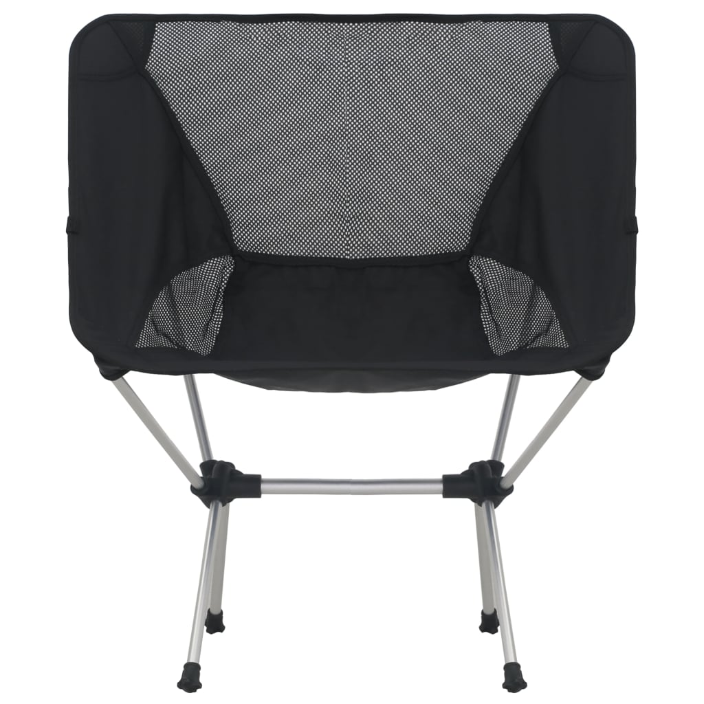 Chaises de camping pliables et sac lot de 2 Aluminium Meubles de camping vidaXL