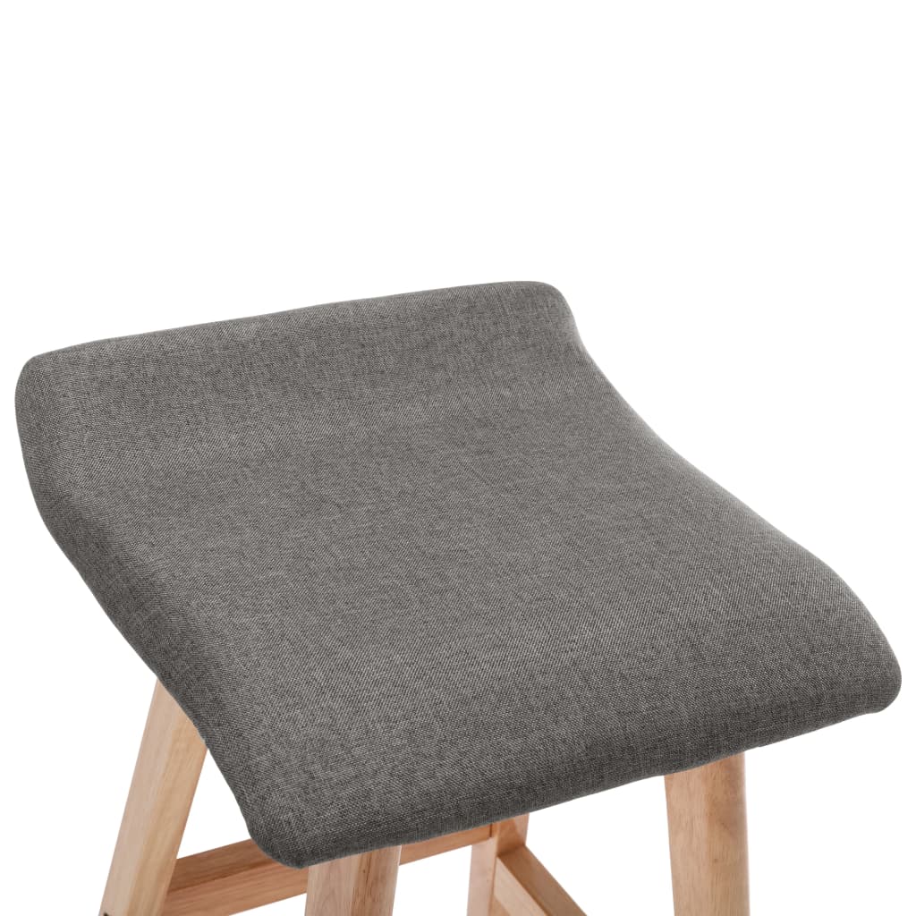 Chaise de bar Gris foncé Tissu - XIOS