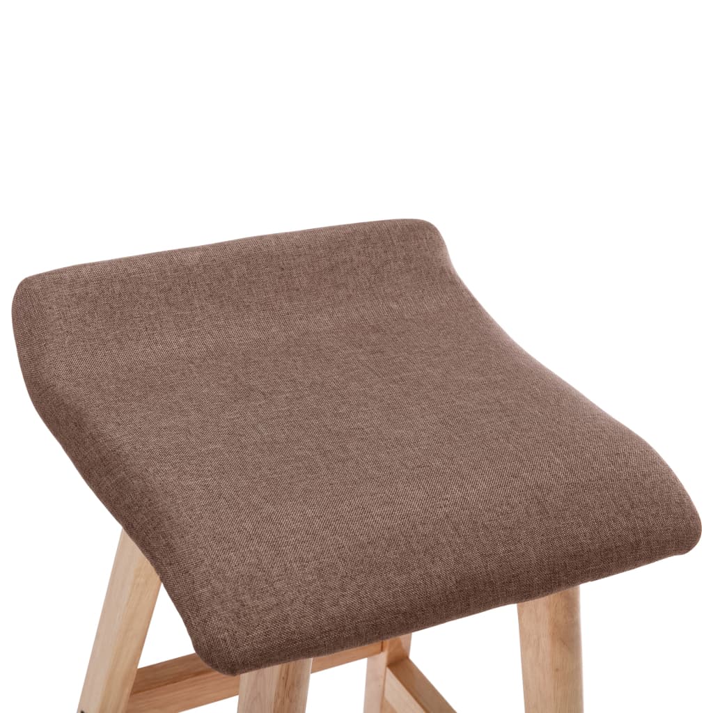 Chaise de bar Taupe Tissu - XIOS