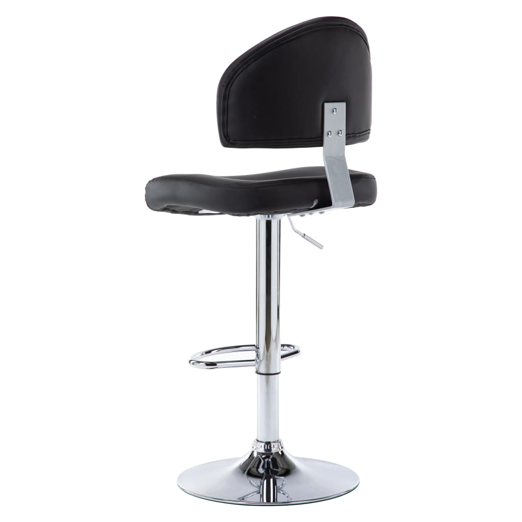 Tabouret de bar Noir Similicuir - XIOS