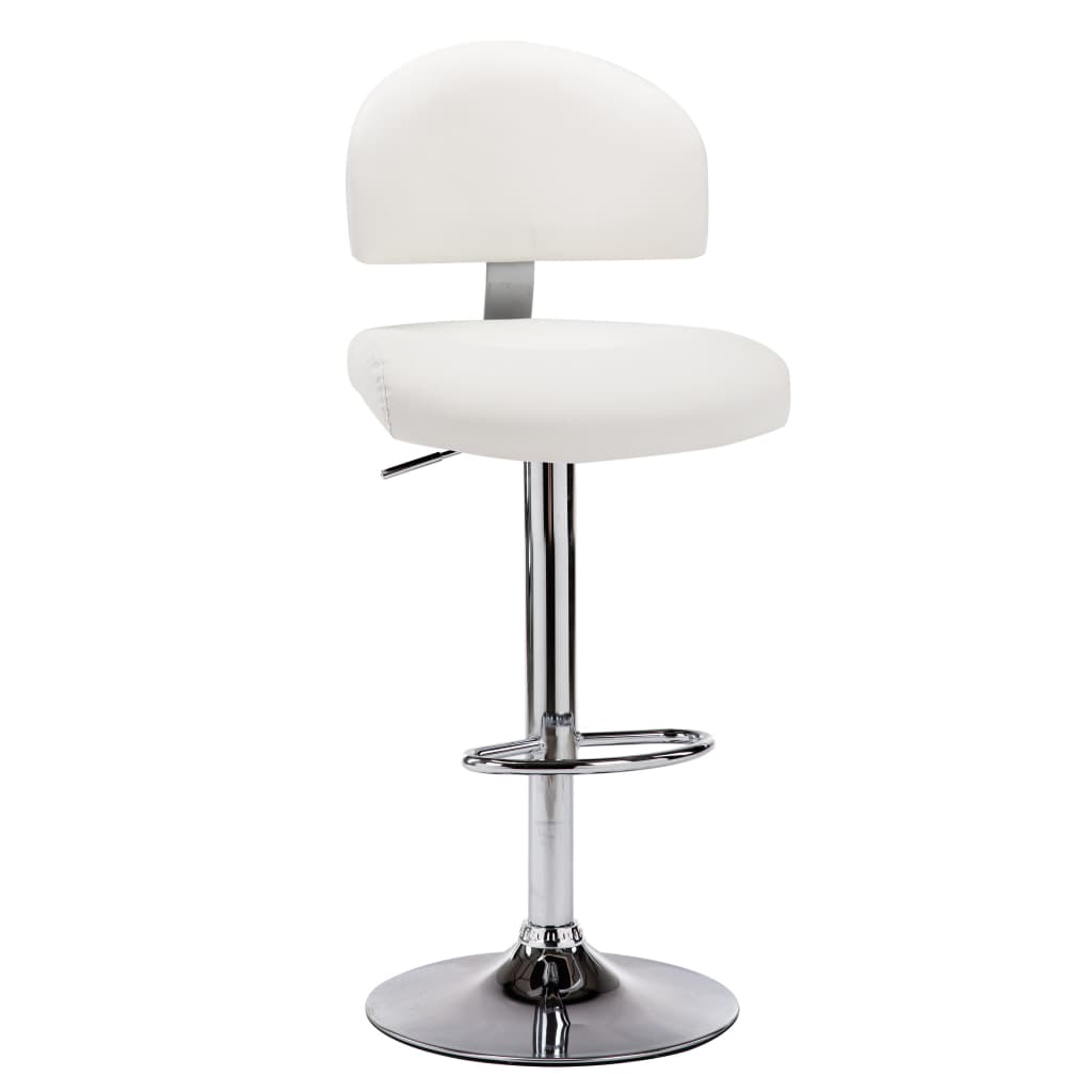 Tabouret de bar Blanc Similicuir - XIOS