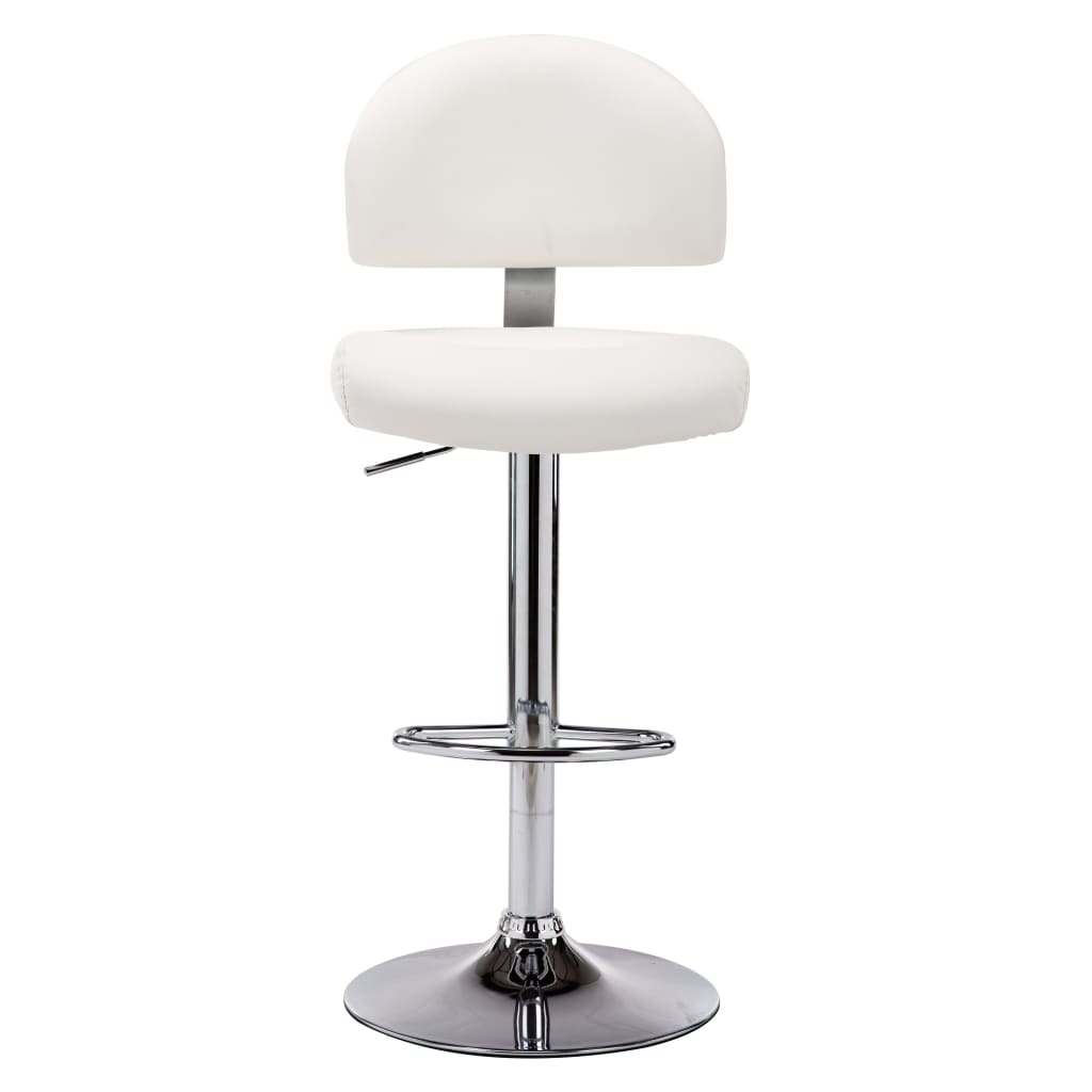 Tabouret de bar Blanc Similicuir - XIOS