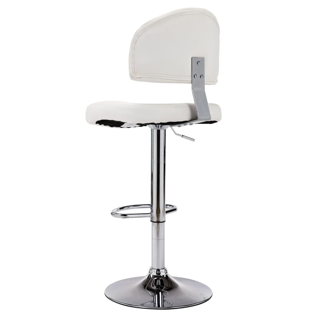 Tabouret de bar Blanc Similicuir - XIOS