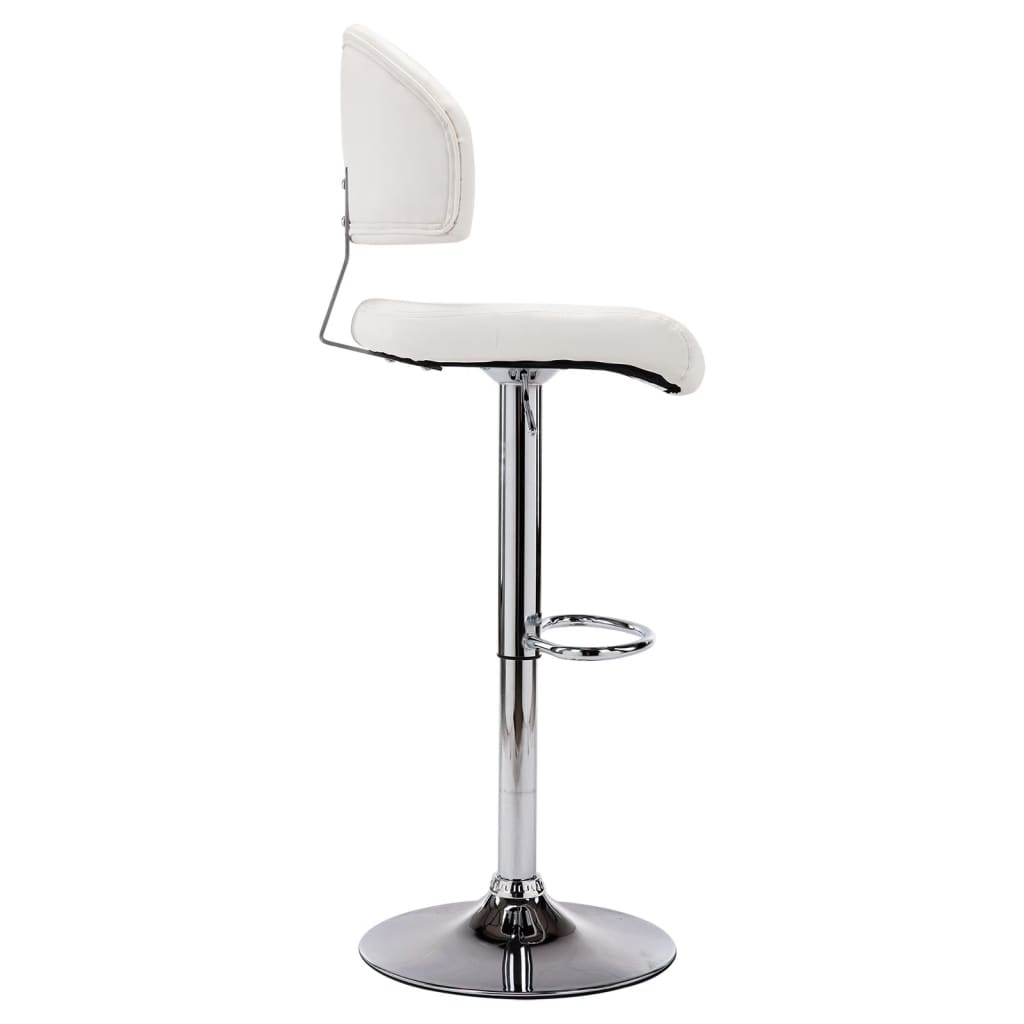 Tabouret de bar Blanc Similicuir - XIOS