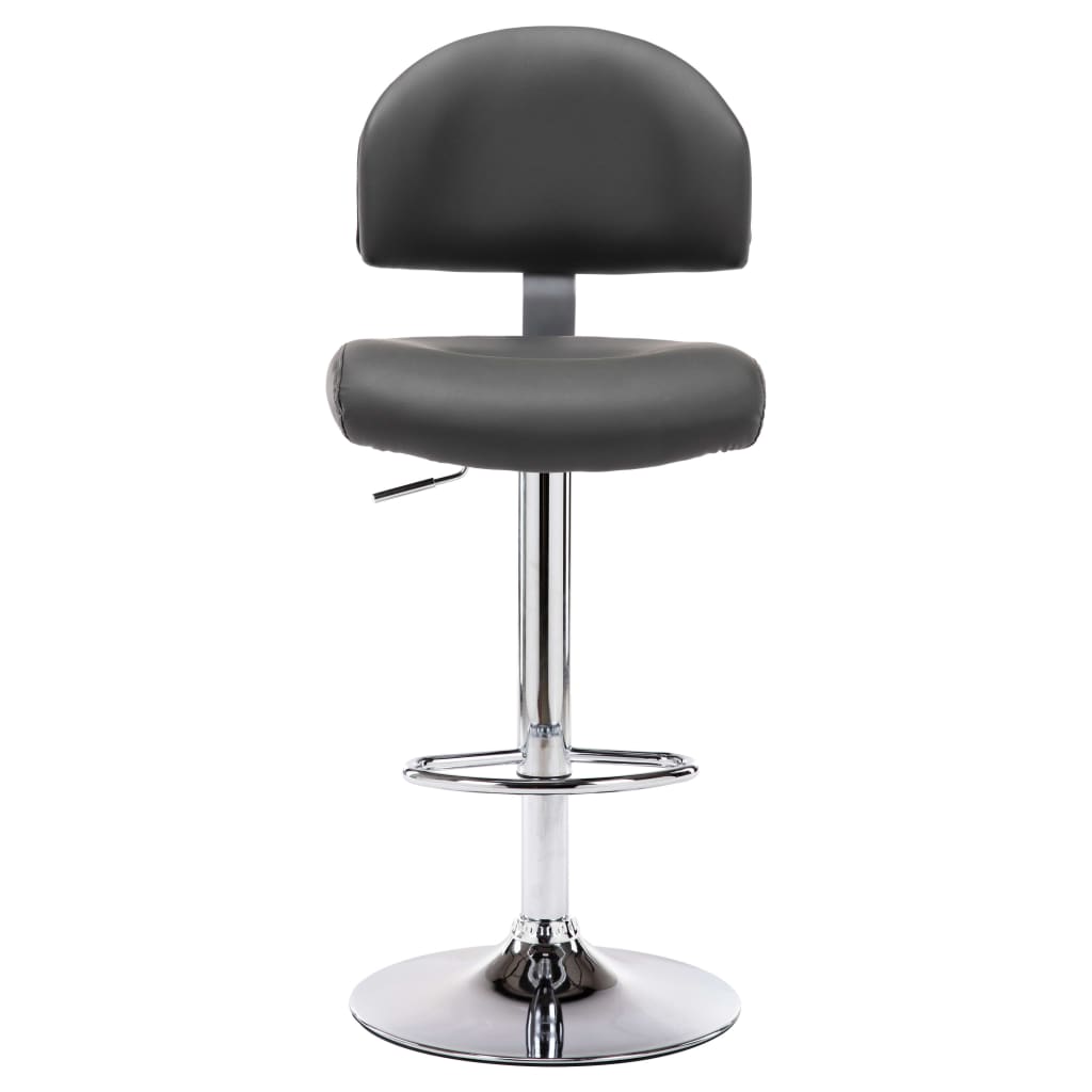 Tabouret de bar Gris Similicuir - XIOS