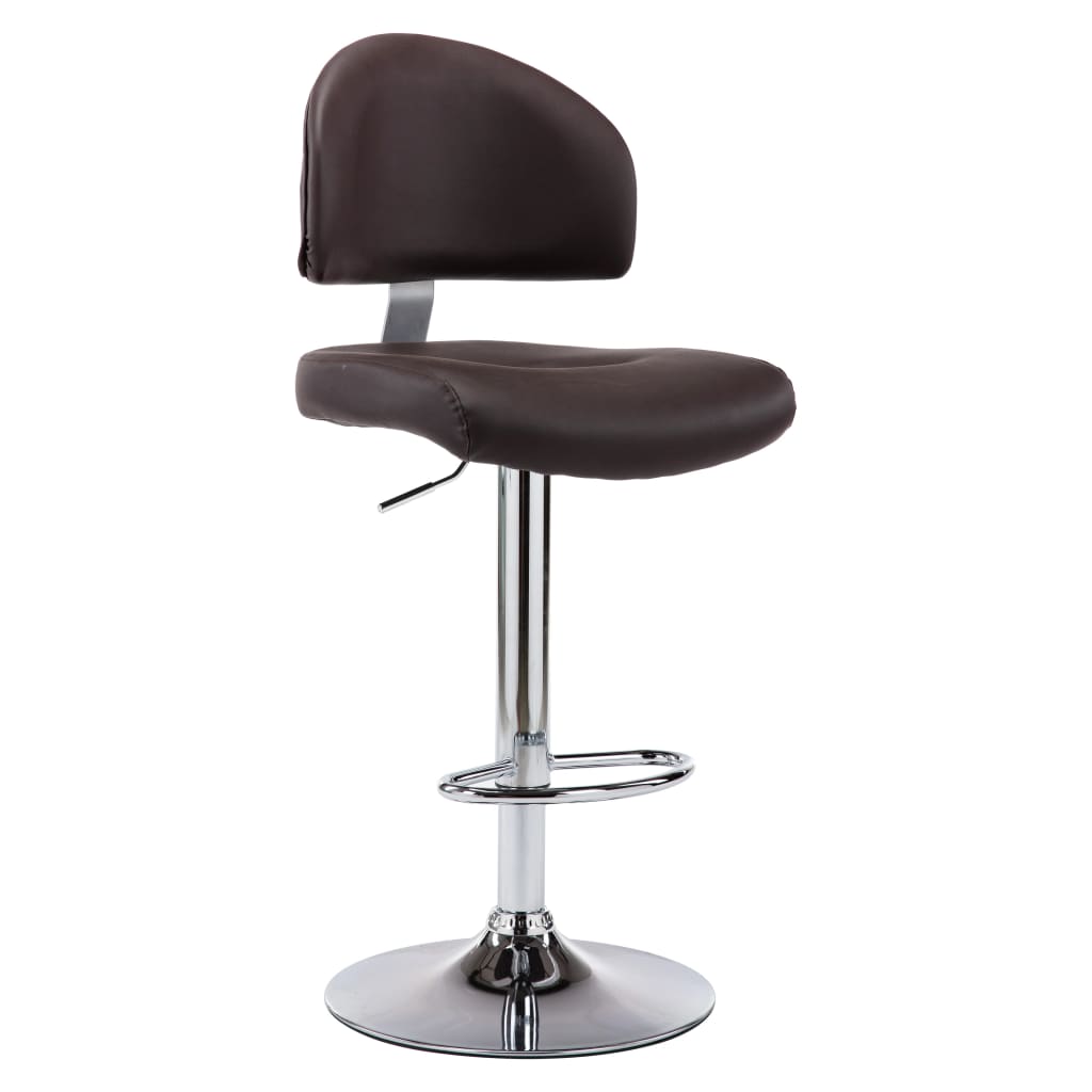 Tabouret de bar Marron Similicuir - XIOS