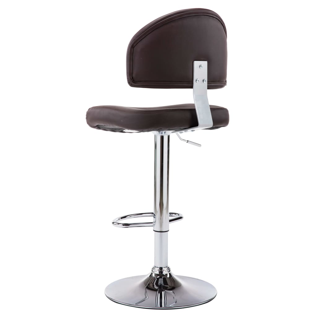 Tabouret de bar Marron Similicuir - XIOS