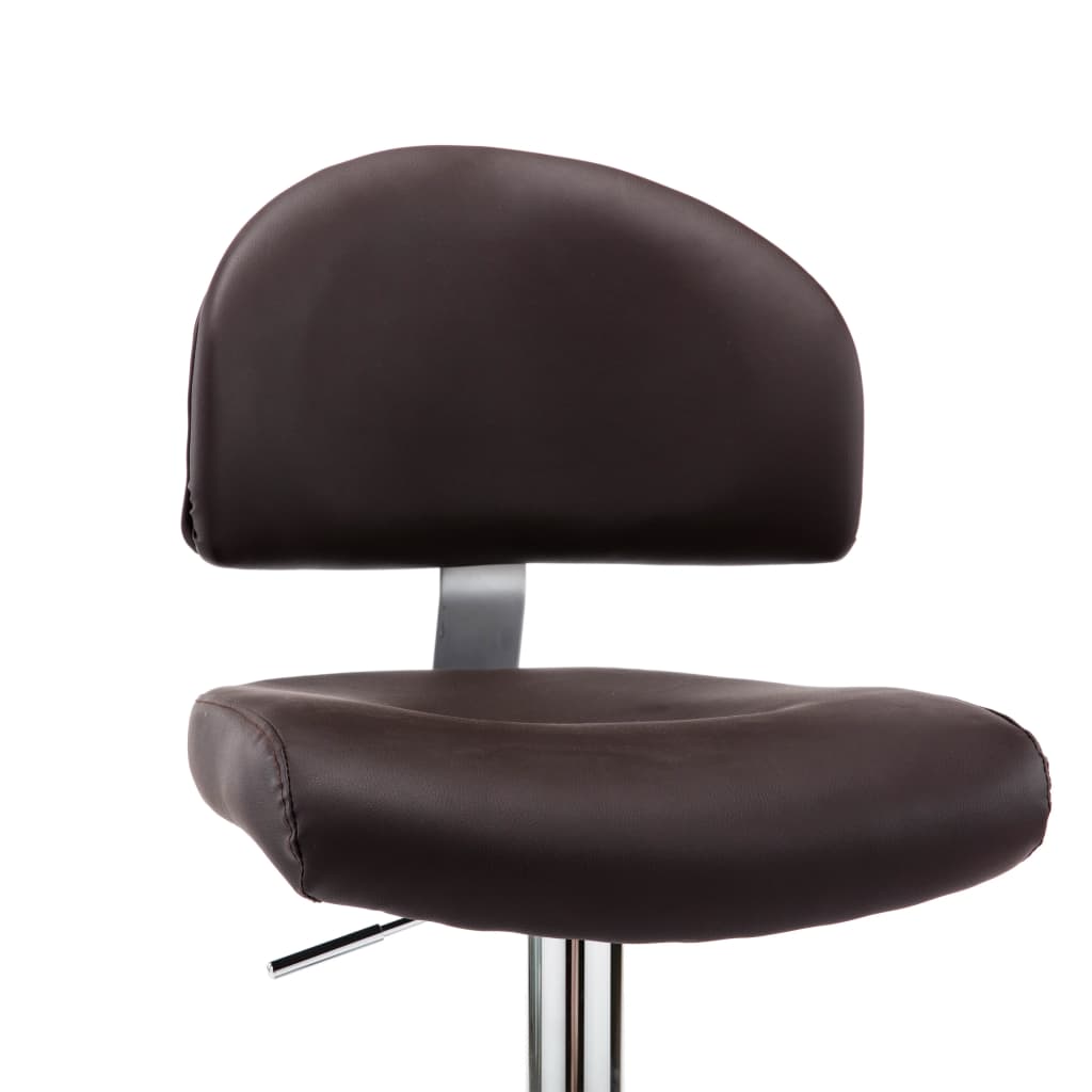 Tabouret de bar Marron Similicuir - XIOS