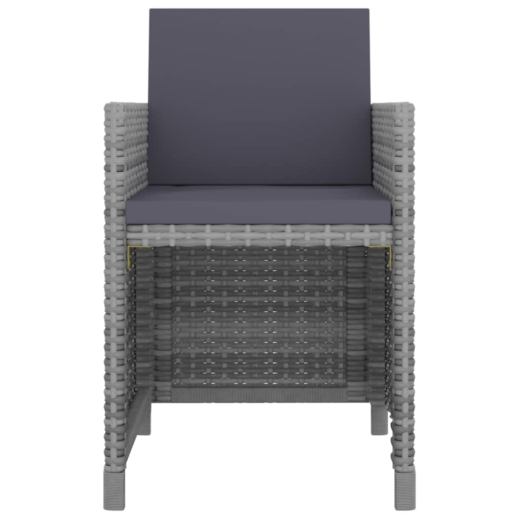 Ensemble à manger d'extérieur avec coussins 9pcs résine tressée - XIOS