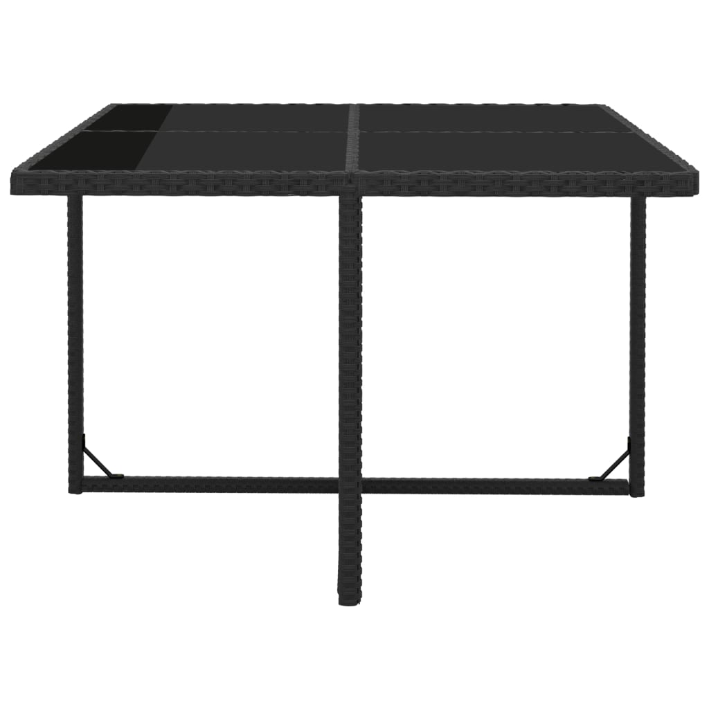 Ensemble à manger d'extérieur 5pcs avec coussins Résine tressée - XIOS