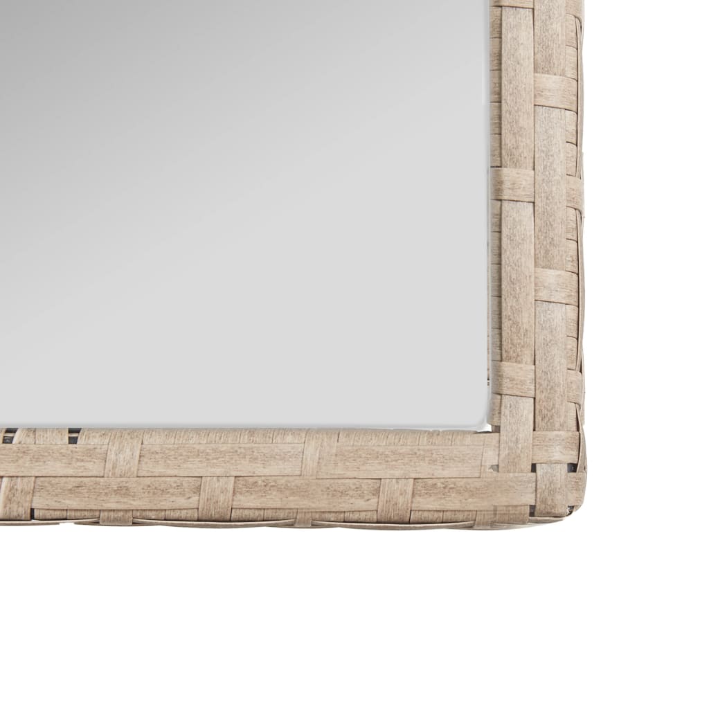 Salon de jardin 4 pcs avec coussins Résine tressée Beige - XIOS