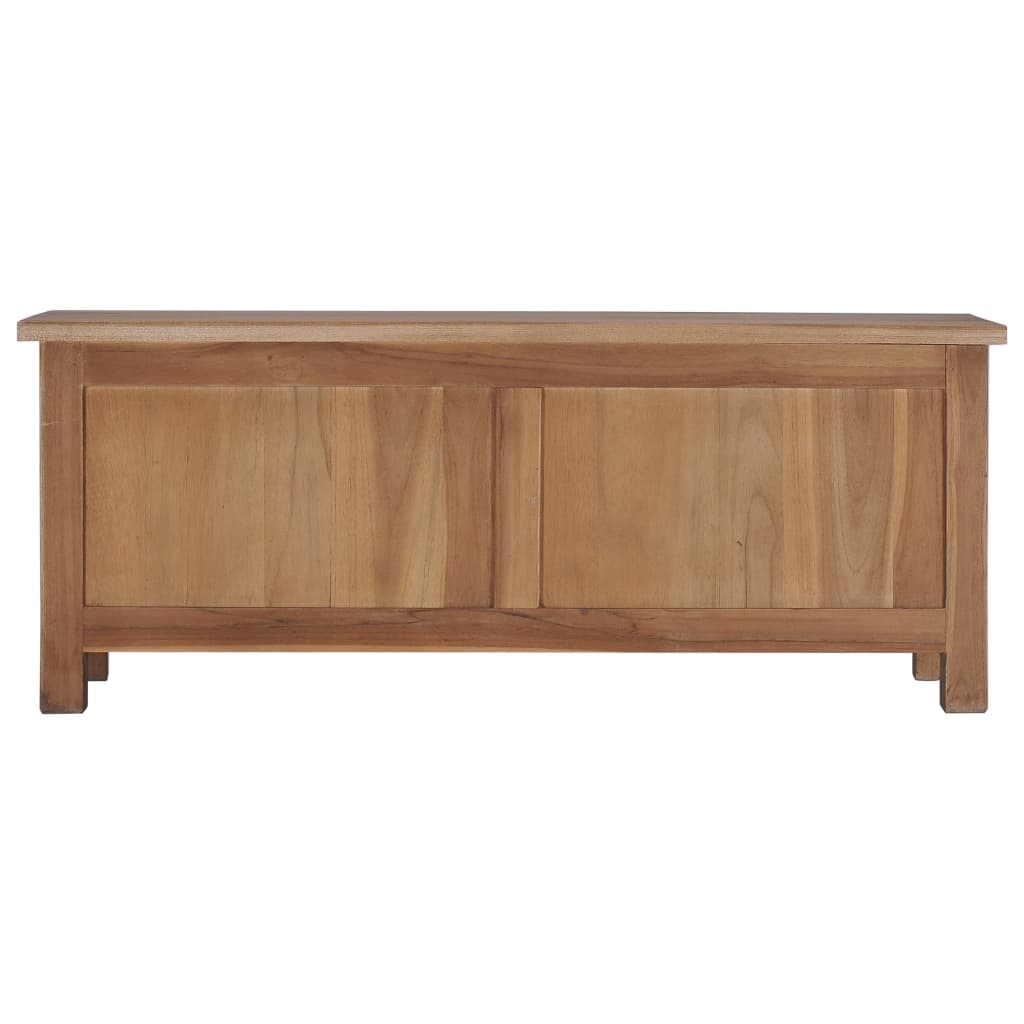 Meuble TV 90x30x35 cm Bois de teck massif - XIOS