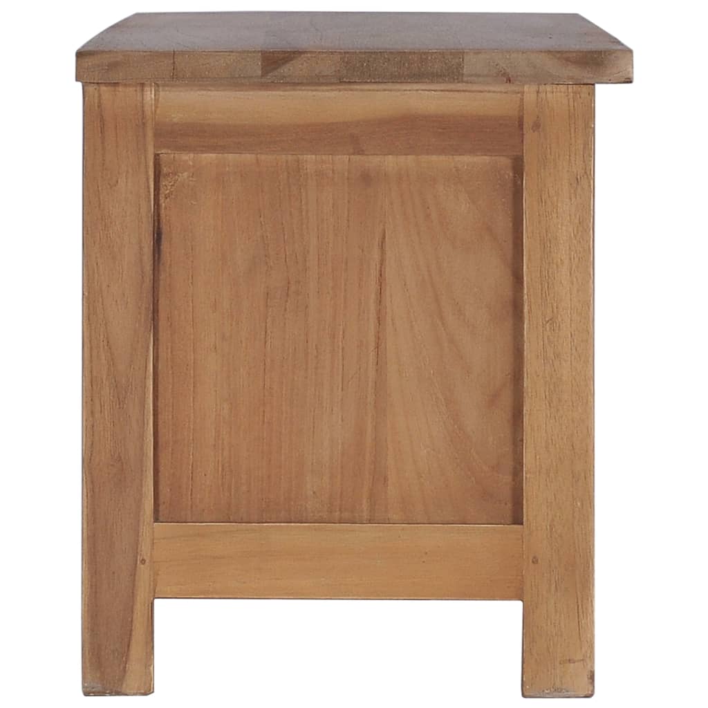 Meuble TV 90x30x35 cm Bois de teck massif - XIOS