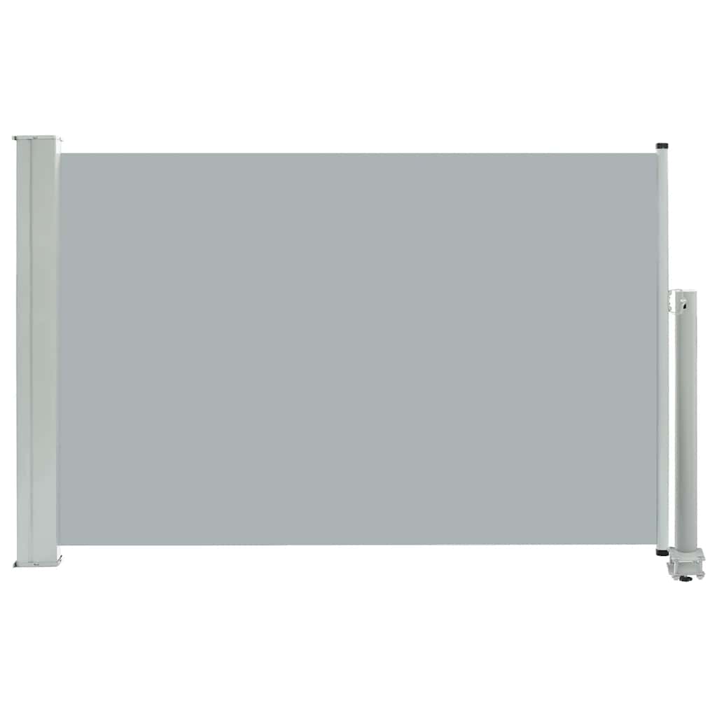 Auvent latéral rétractable de patio 60x300 cm Gris Parasols & voiles d'ombrage vidaXL