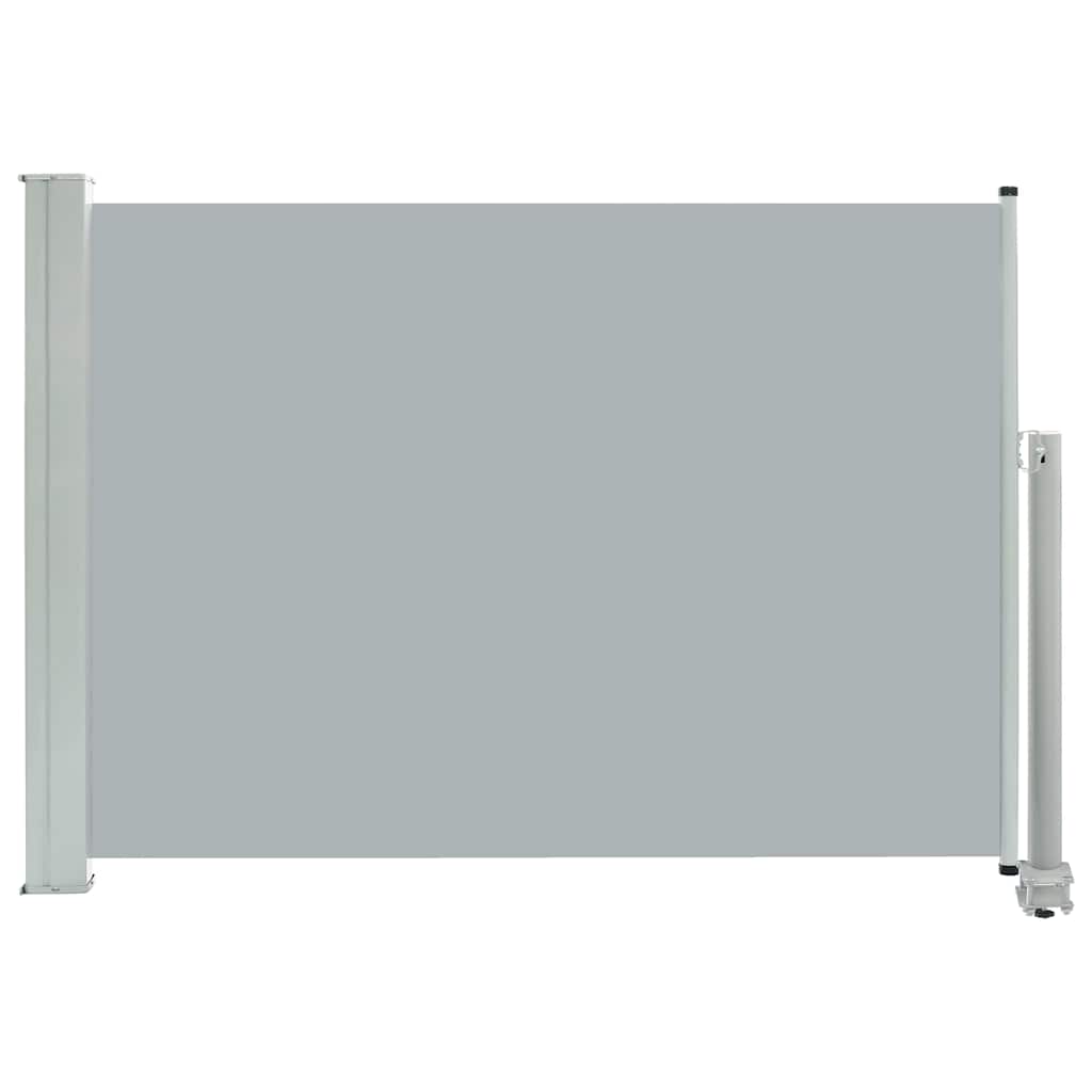 Auvent latéral rétractable de patio 80x300 cm Gris Parasols & voiles d'ombrage vidaXL