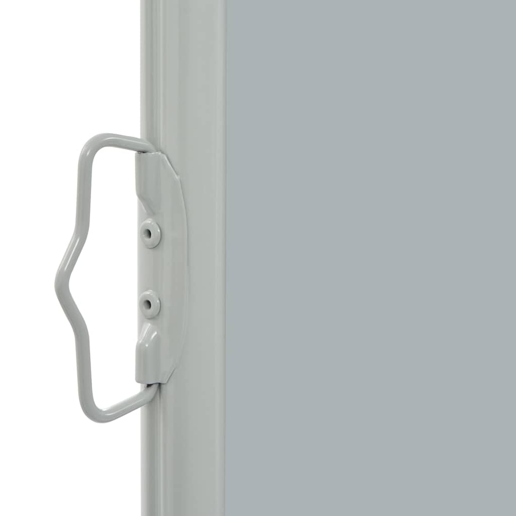 Auvent latéral rétractable de patio 80x300 cm Gris Parasols & voiles d'ombrage vidaXL