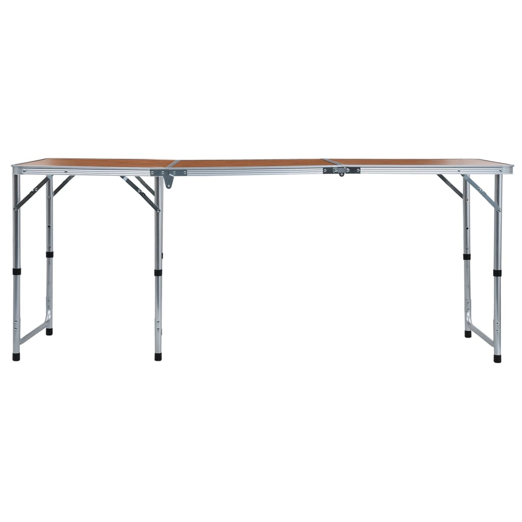 Table pliable de camping Aluminium 180x60 cm Meubles de camping vidaXL