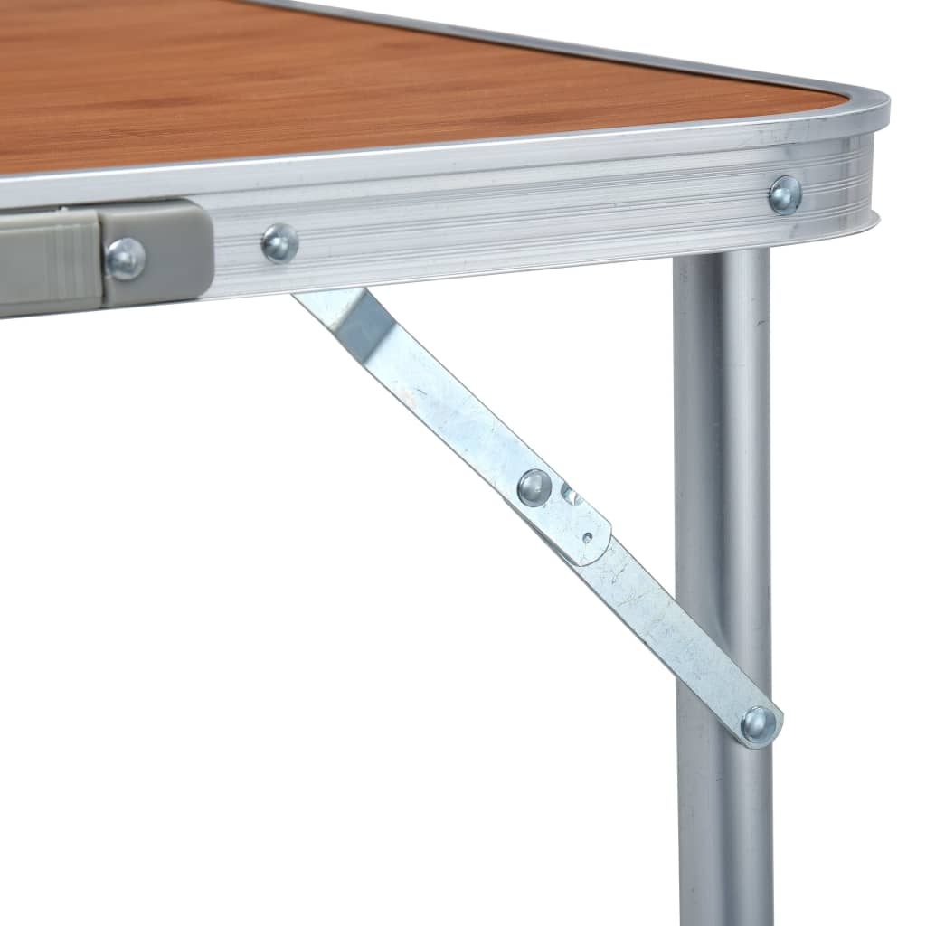 Table pliable de camping Aluminium 180x60 cm Meubles de camping vidaXL
