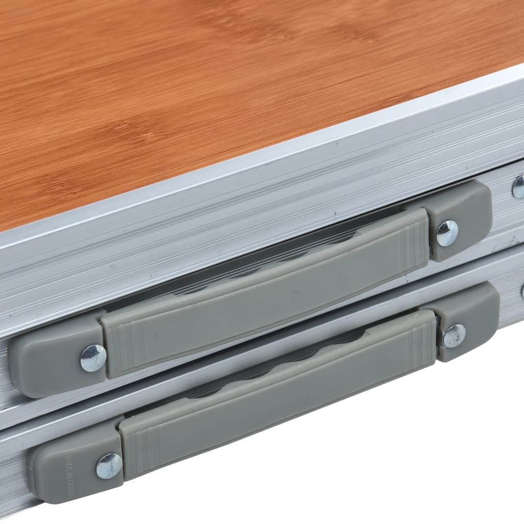 Table pliable de camping Aluminium 180x60 cm Meubles de camping vidaXL