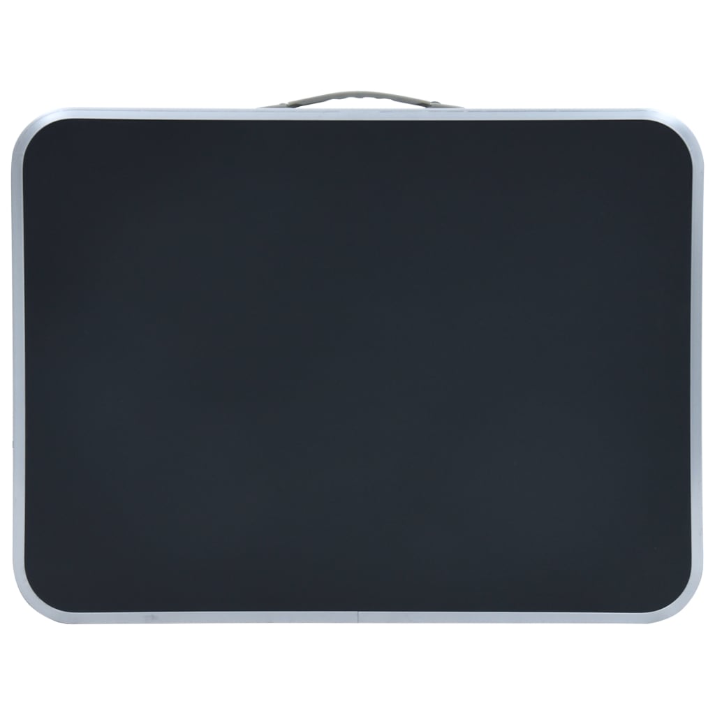 Table pliable de camping Gris Aluminium 60x45 cm Meubles de camping vidaXL