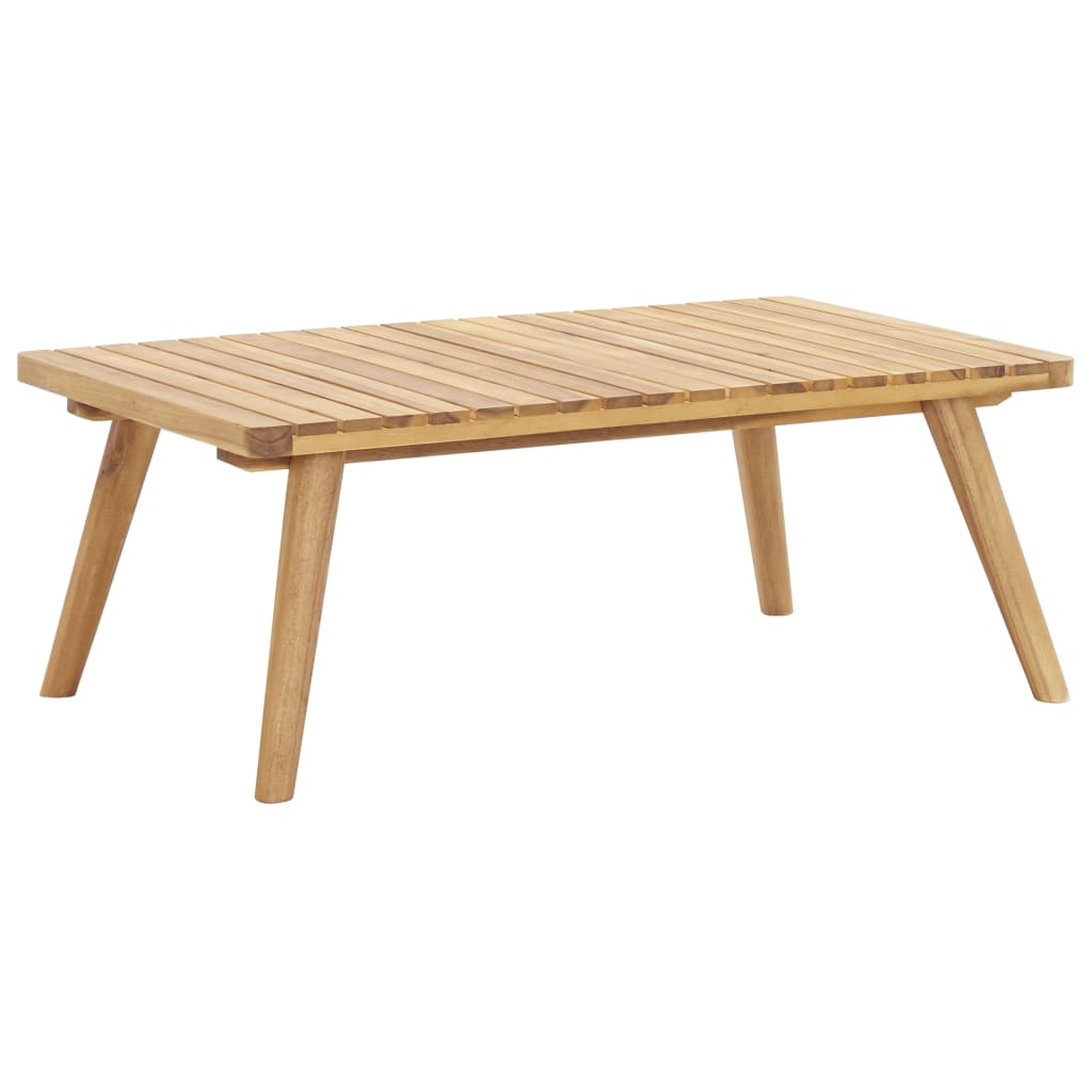 Salon de jardin 5 pcs bois d'acacia solide - XIOS