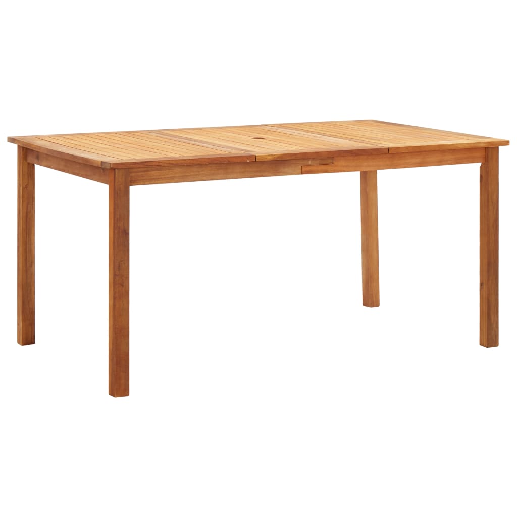 Mobilier à dîner 7 pcs résine tressée et bois d'acacia gris - XIOS