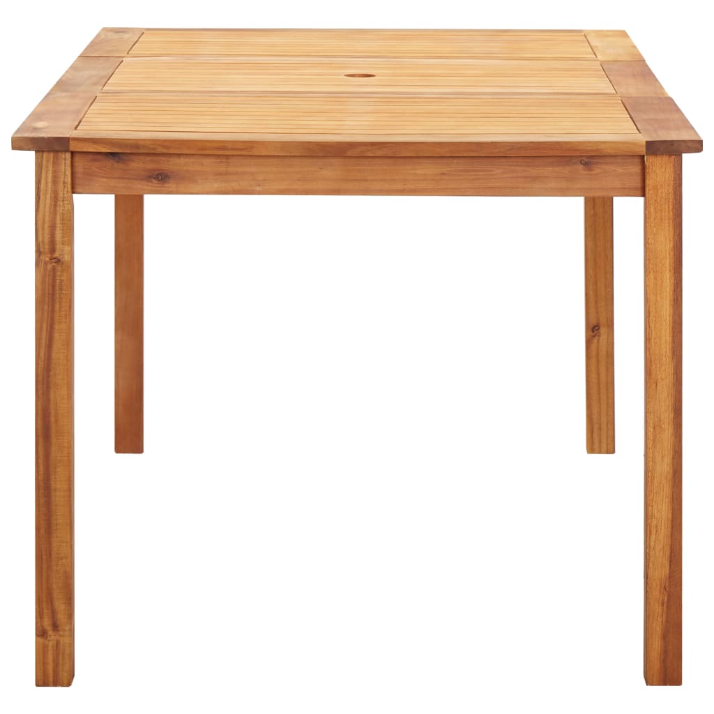 Mobilier à dîner 7 pcs résine tressée et bois d'acacia gris - XIOS
