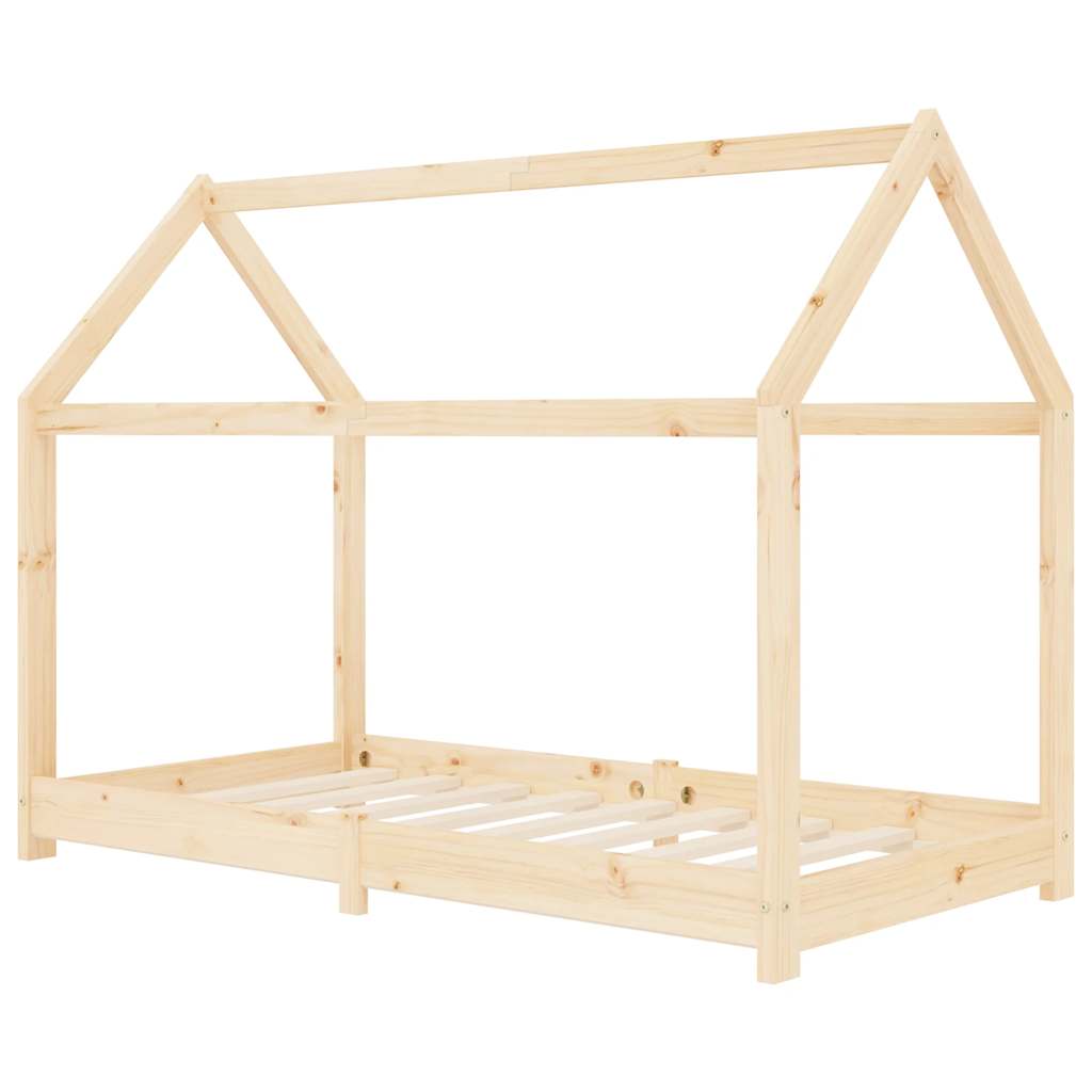 Cadre de lit d'enfant Bois de pin massif 70x140 cm - XIOS