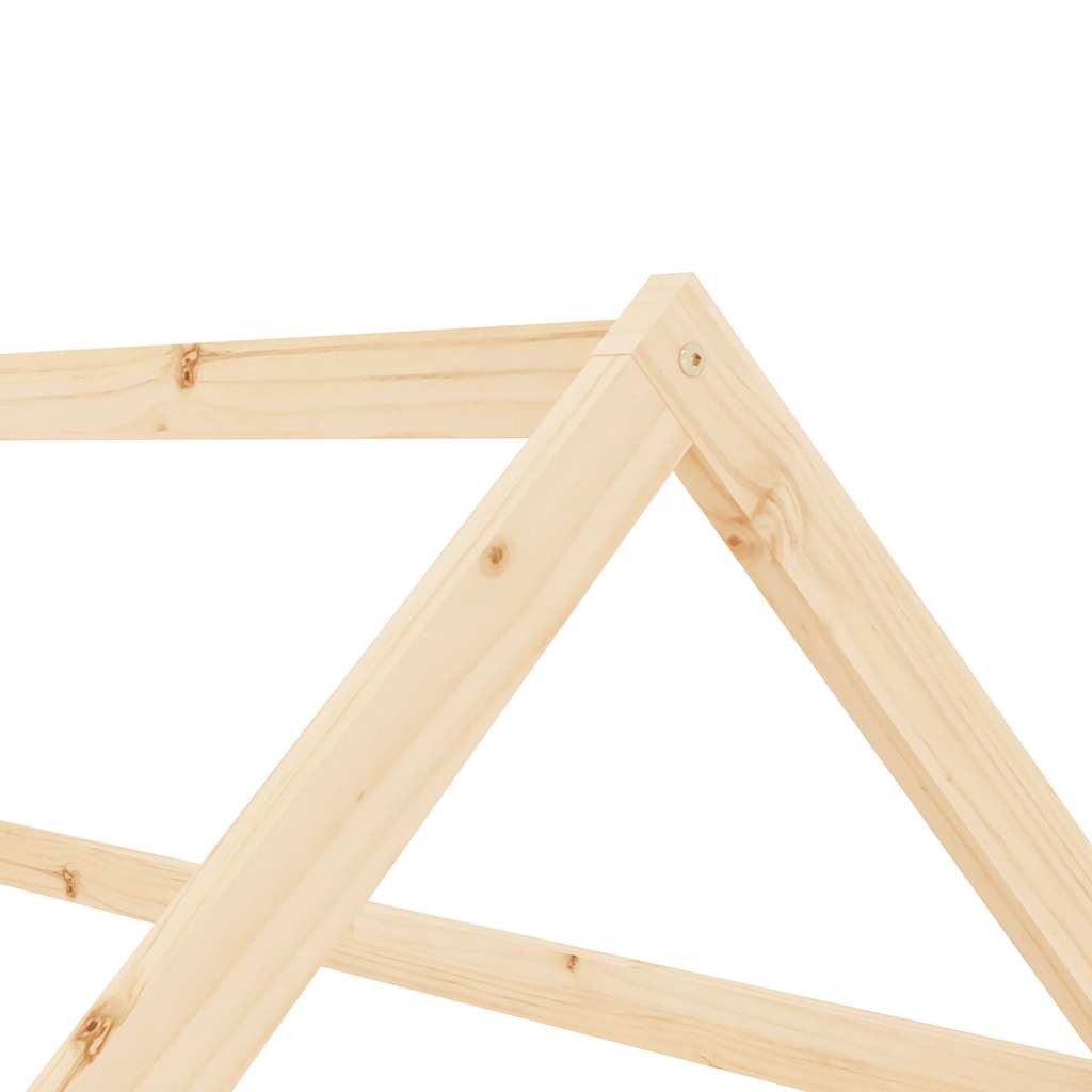 Cadre de lit d'enfant Bois de pin massif 70x140 cm - XIOS