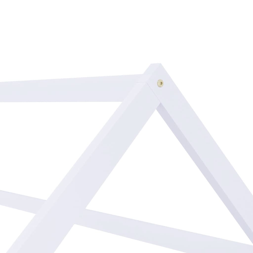 Cadre de lit d'enfant Blanc Bois de pin massif 80x160 cm - XIOS