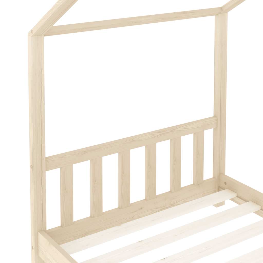 Cadre de lit d'enfant Bois de pin massif 70x140 cm - XIOS