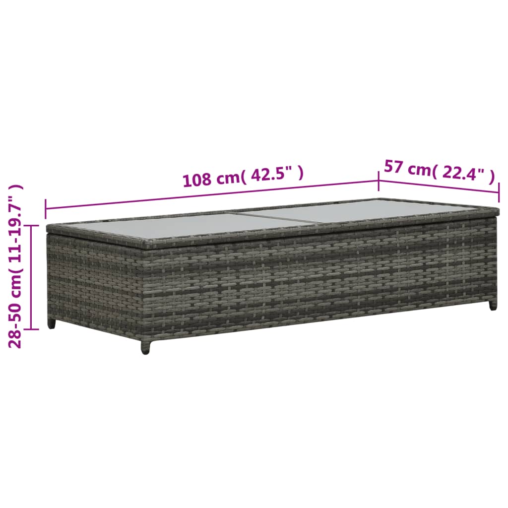 Salon de jardin 4 pcs avec coussins Résine tressée Anthracite - XIOS