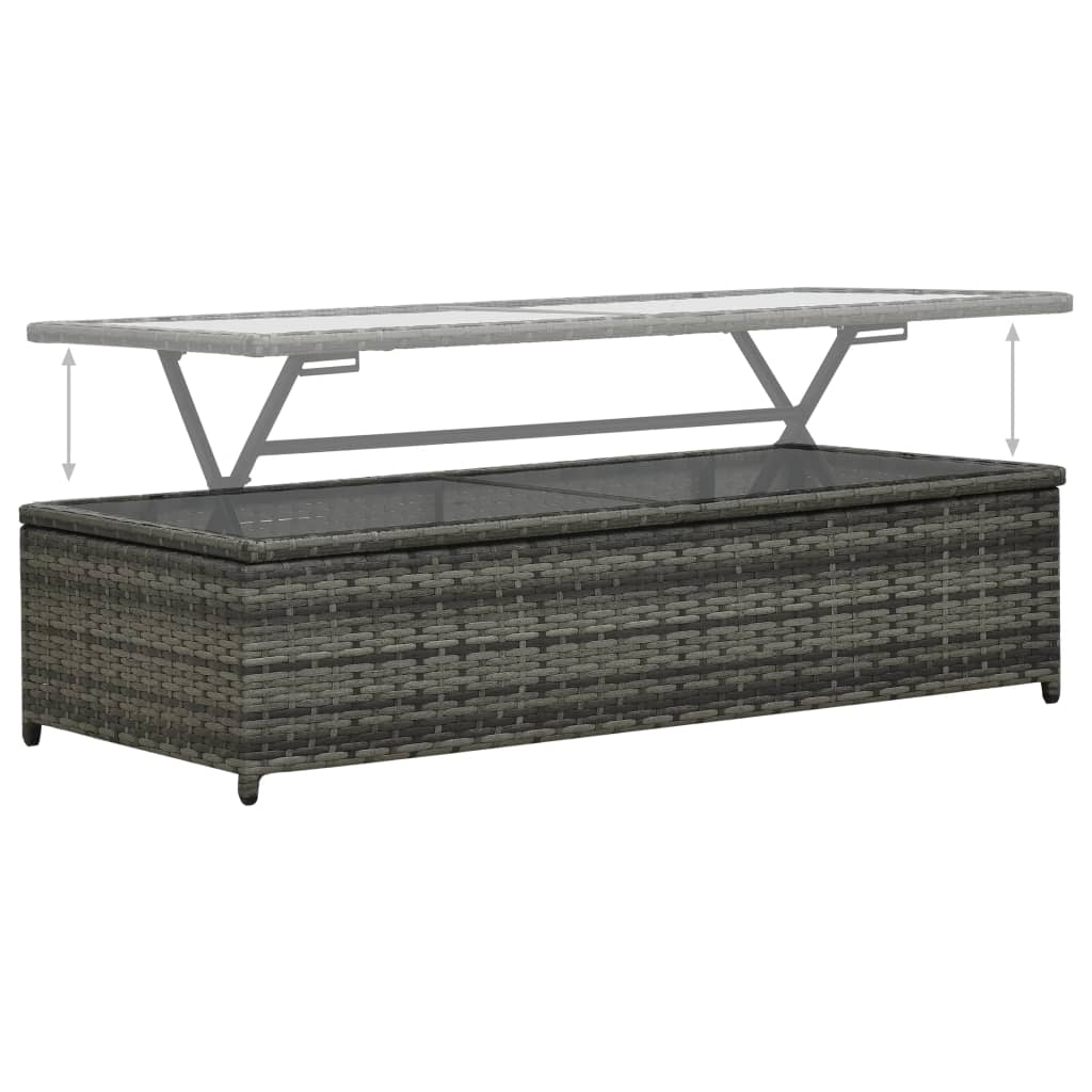 Salon de jardin 4 pcs avec coussins Résine tressée Anthracite - XIOS