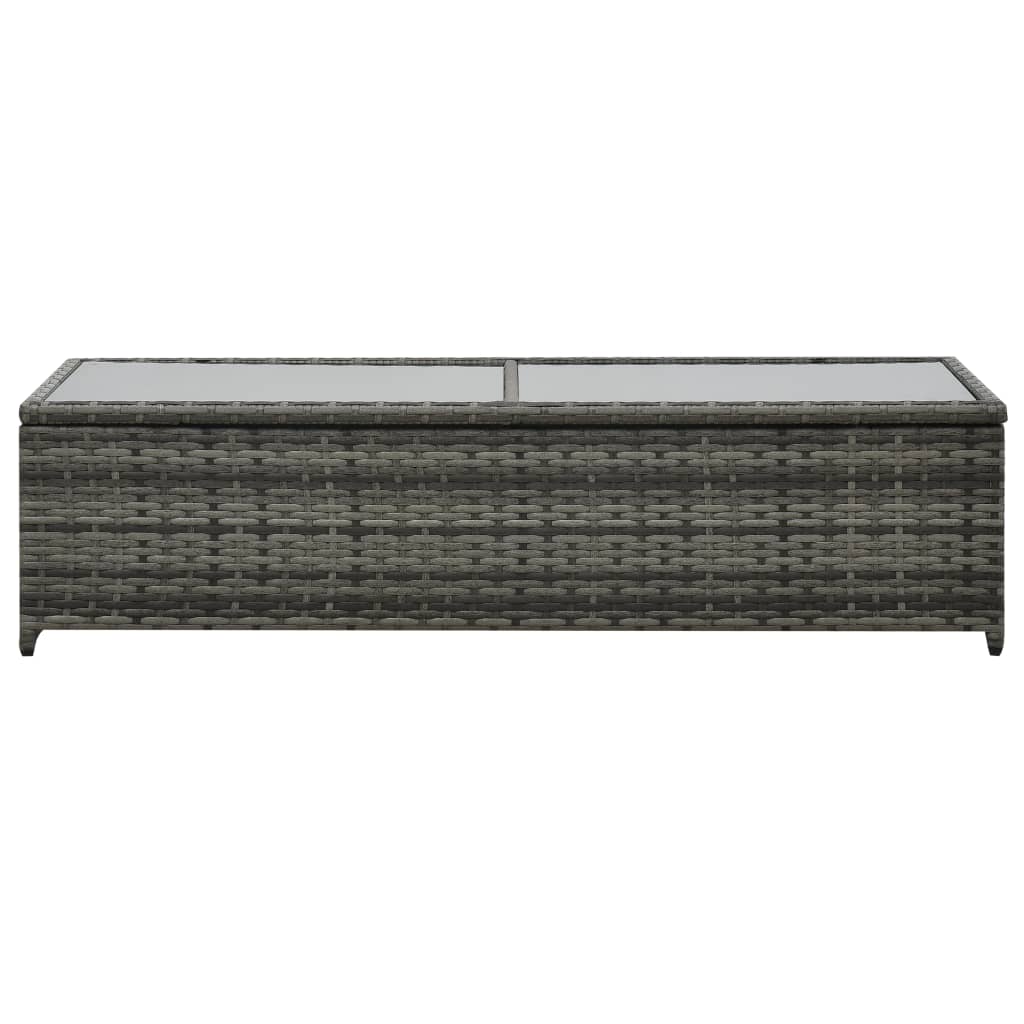 Salon de jardin 4 pcs avec coussins Résine tressée Anthracite - XIOS