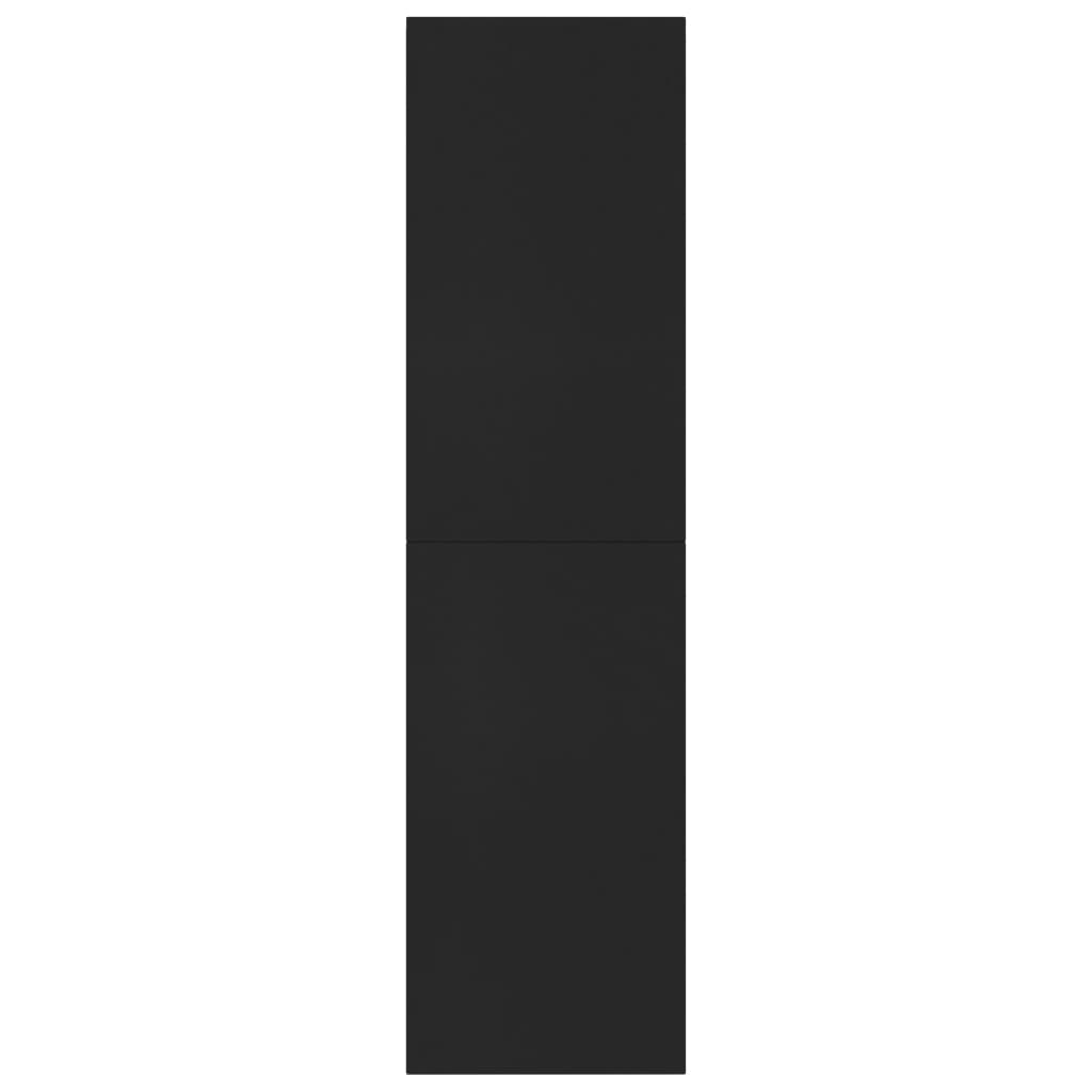 Bibliothèque/Séparateur de pièce Noir Bois d’ingénierie - XIOS