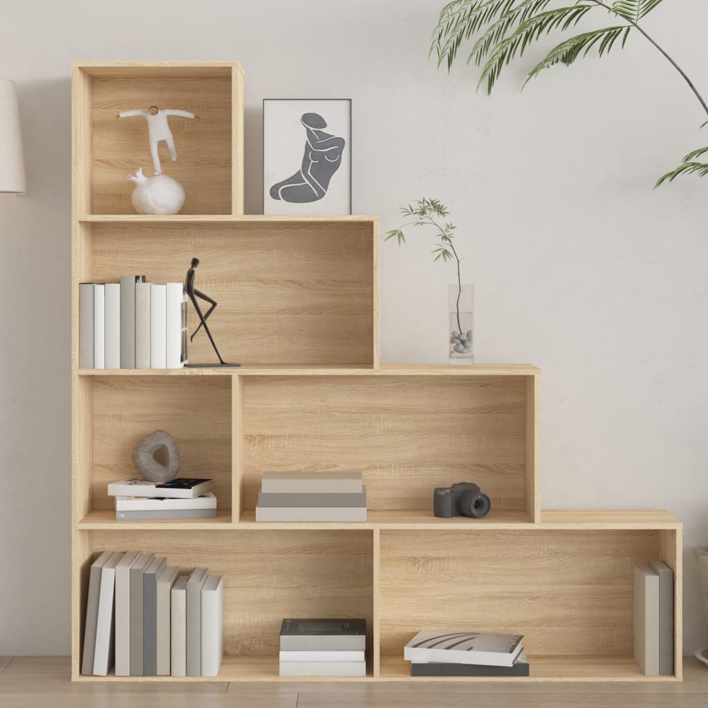 Bibliothèque/Séparateur de pièce Chêne sonoma Bois d'ingénierie - XIOS