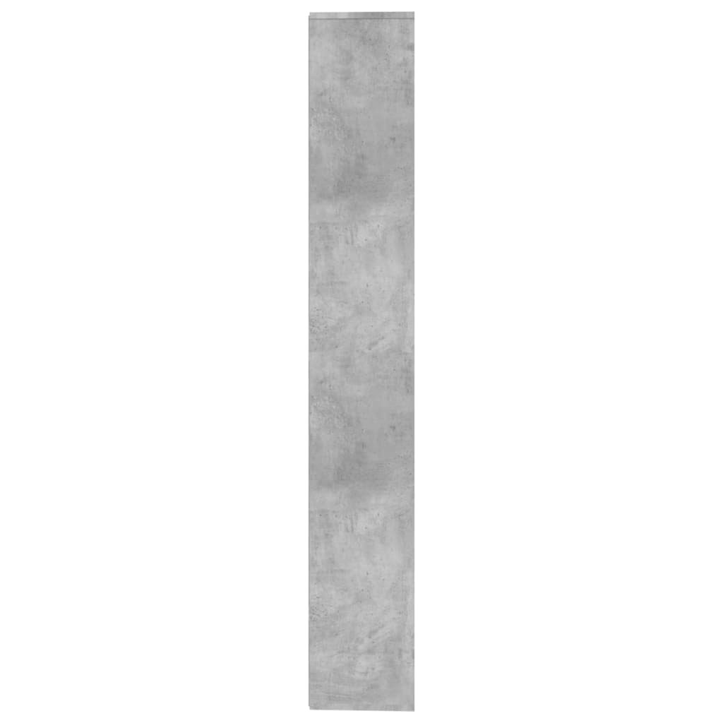 Bibliothèque/Séparateur de pièce Gris béton Bois d'ingénierie - XIOS