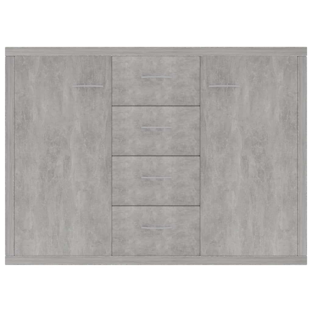 Buffet Gris béton 88x30x65 cm Bois d'ingénierie - XIOS
