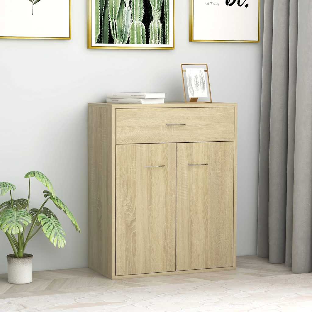 Buffet Chêne sonoma 60x30x75 cm Bois d'ingénierie - XIOS