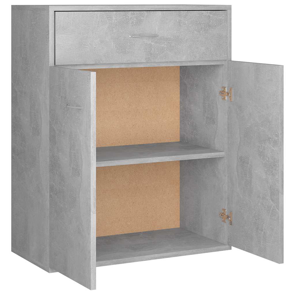 Buffet Gris béton 60x30x75 cm Bois d'ingénierie - XIOS