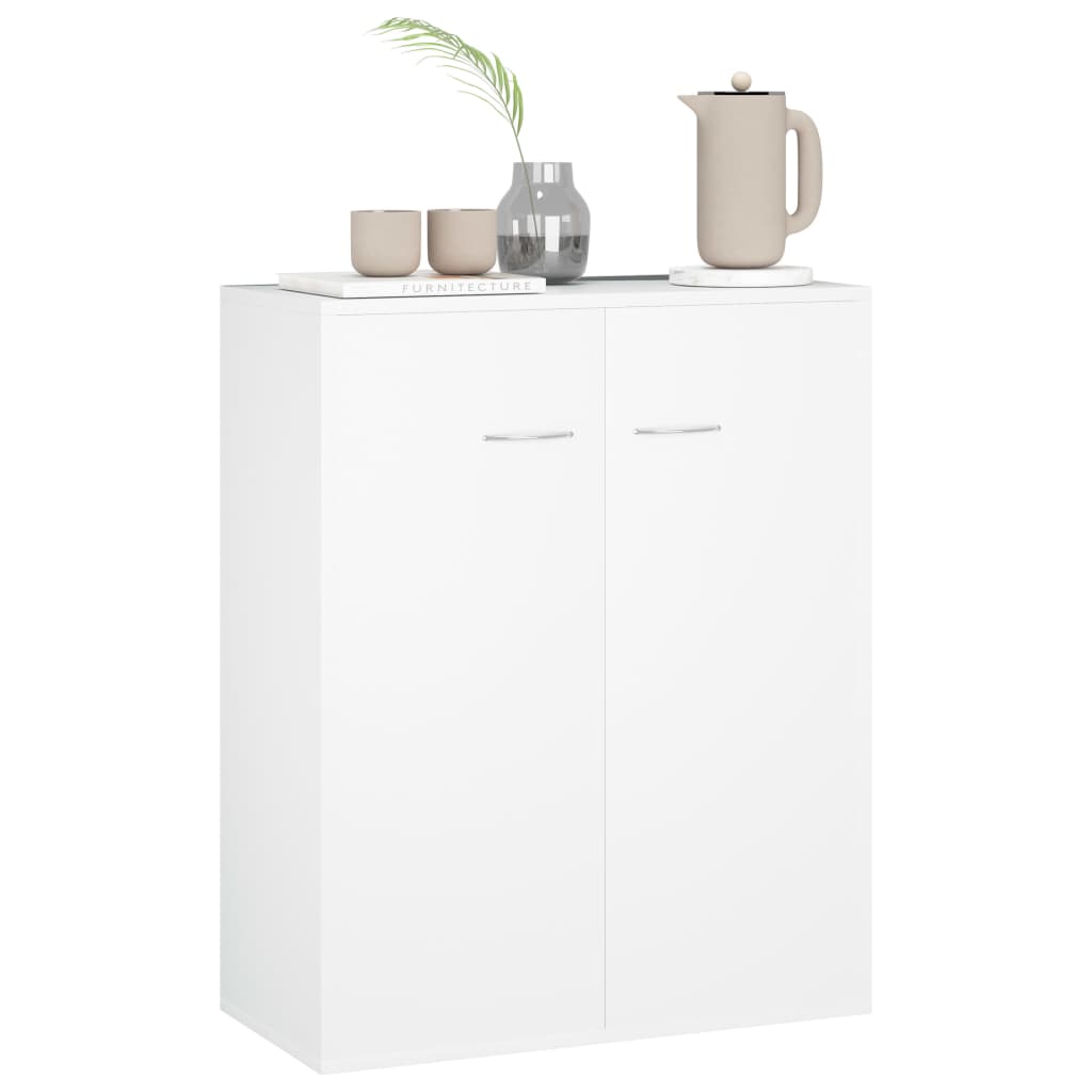 Buffet blanc 60x30x75 cm bois d'ingénierie - XIOS