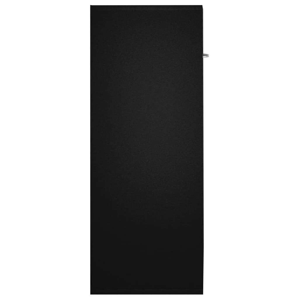 Buffet noir 60x30x75 cm bois d'ingénierie - XIOS