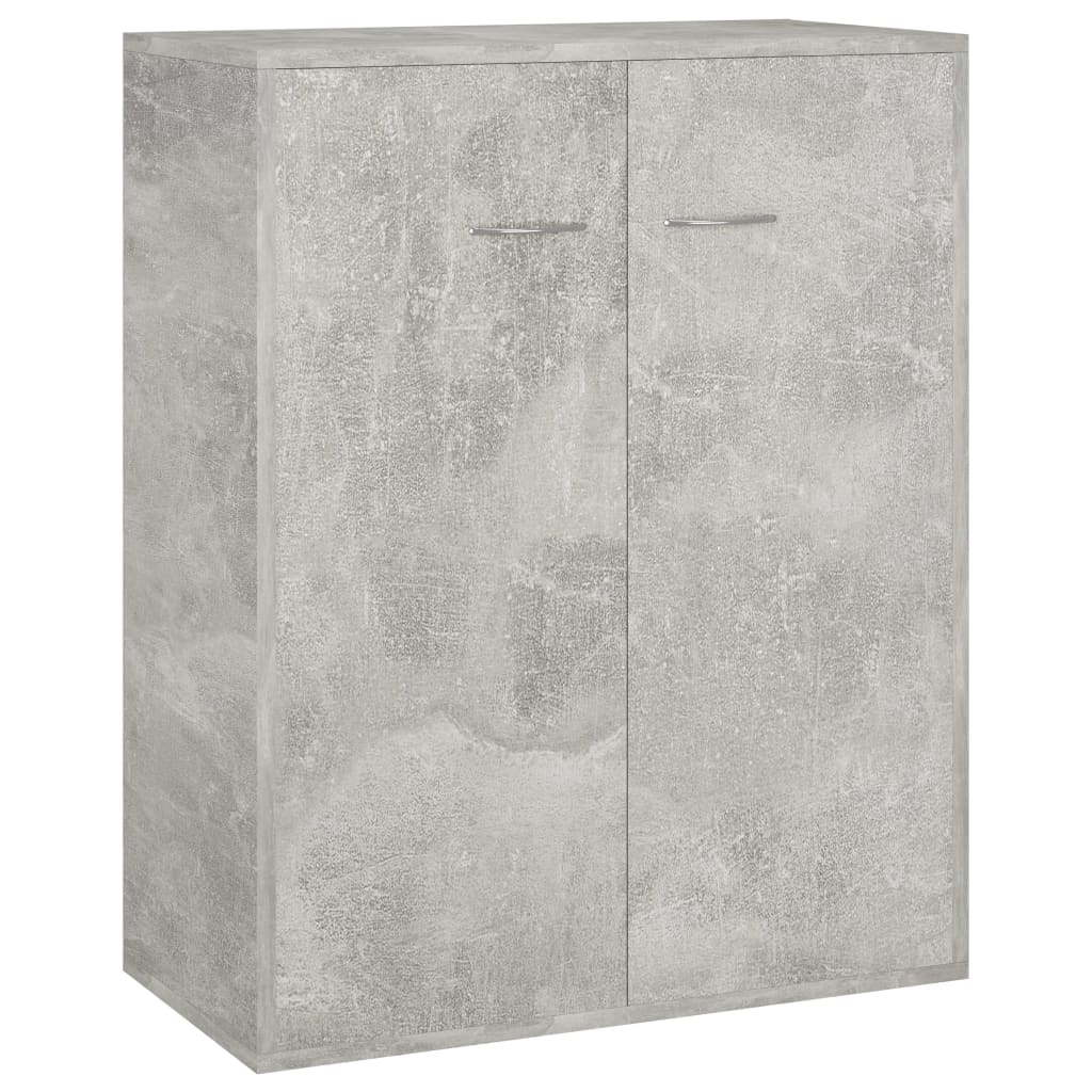 Buffet Gris béton 60x30x75 cm Bois d'ingénierie - XIOS